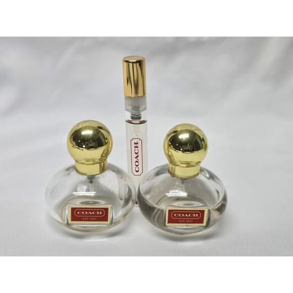 Coach Poppy Eau De Parfum Spray Cologne Perfume Set of 3 Travel Size Fragrance - Picture 9 of 9